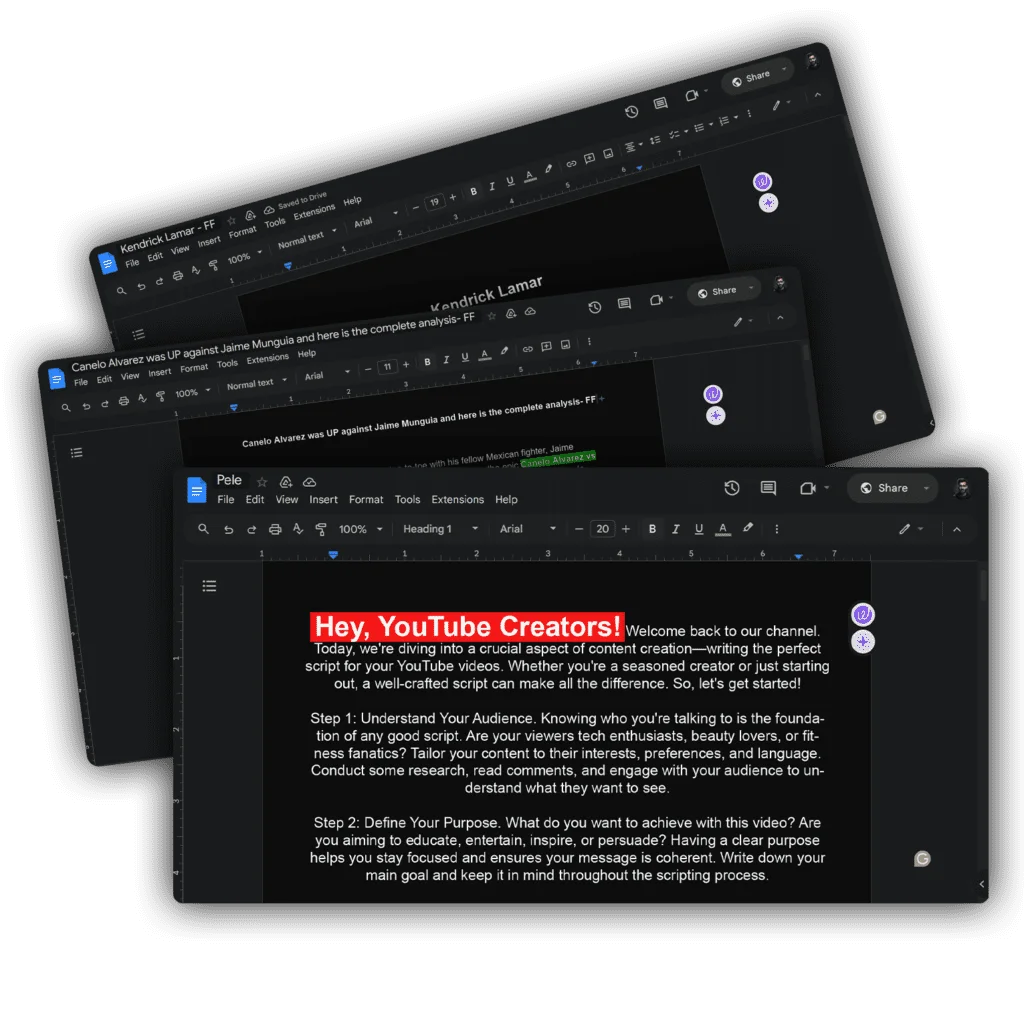 Script Writing